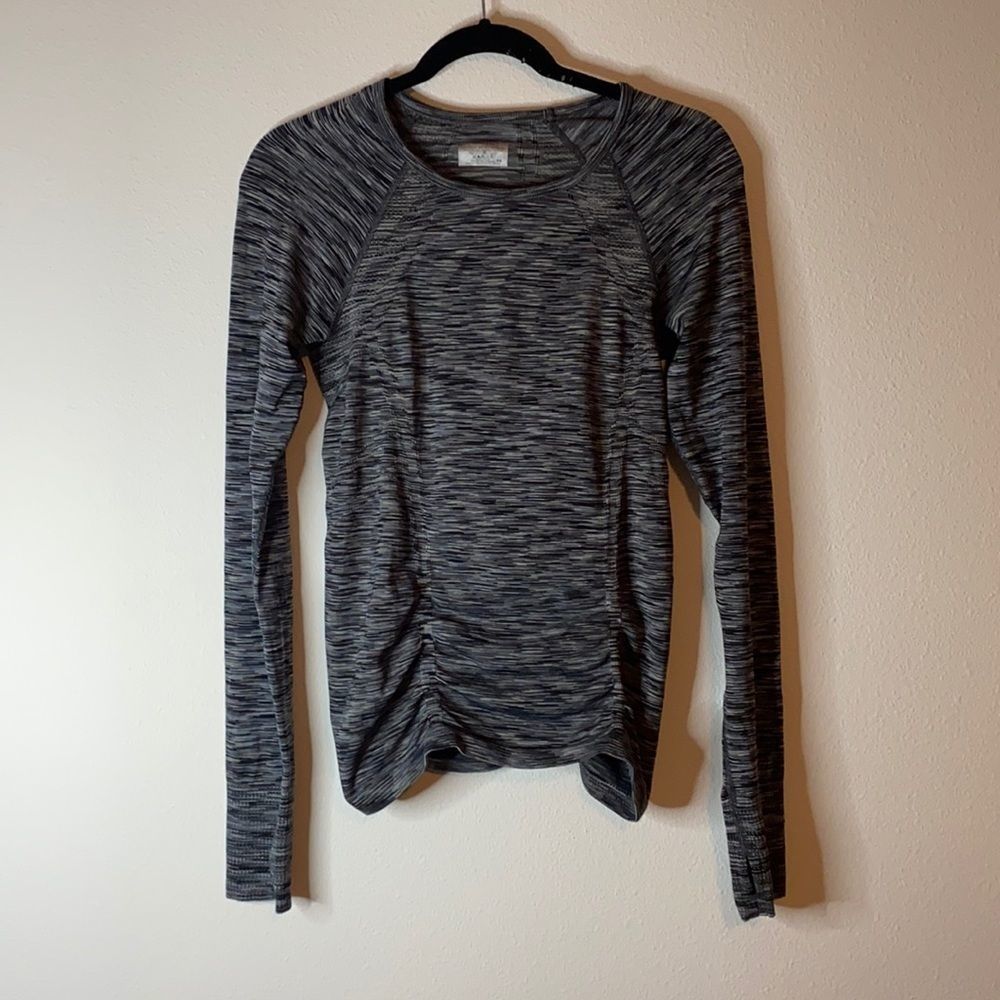 Athleta Ruched Long Sleeve Top